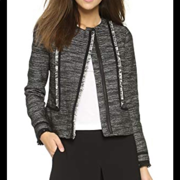 Vince Jackets & Blazers - Vince boucle structured zipper jacket.